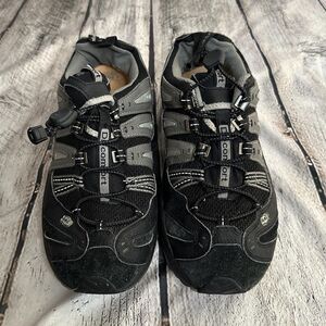 Dr. Comfort Performance Men's Athletic Black and Gray Shoe, Size 8XW, Pre-owned